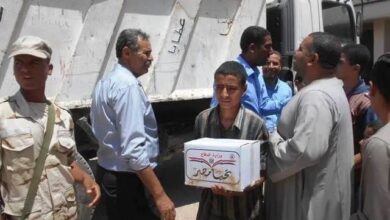 بنصف الثمن القوات المسلحة تفرح المصريين قبل رمضان وتوزع كميات من كراتين السلع الغذائية في المحافظات