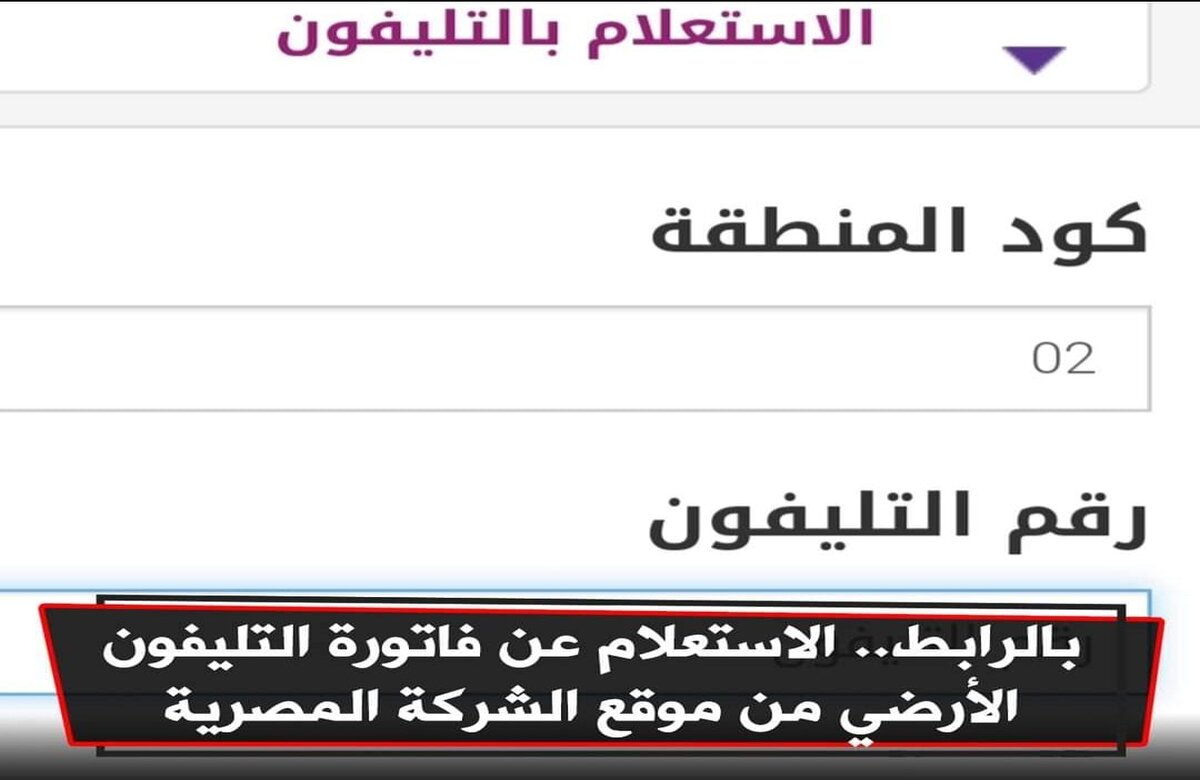 "اعرف كام وادفعها الآن قبل الغرامة "الاستعلام عن فاتورة التليفون الأرضي لشهر مارس 2024 من المصرية للاتصالات