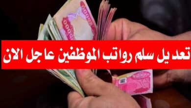 وزارة المالية العراقية رواتب الموظفين